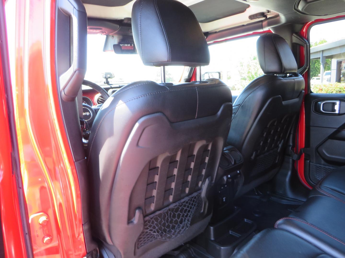 2019 Red /Black Jeep Wrangler Unlimited Rubicon (1C4HJXFN7KW) with an 2.0L L4 DOHC 16V TURBO engine, automatic transmission, located at 2630 Grass Valley Highway, Auburn, CA, 95603, (530) 508-5100, 38.937893, -121.095482 - Rubicon JL ready for all of your offroad adventures. This Jeep is sitting on a Rubicon Express lift kit, RE 2.5 Extreme series shocks, 17" Method bead grip wheels, 37" BFG KO2 tires, EVO front bumper, Warn winch, Road Armor rock slliders, and a HD Jeep spare tire carrier. - Photo#43